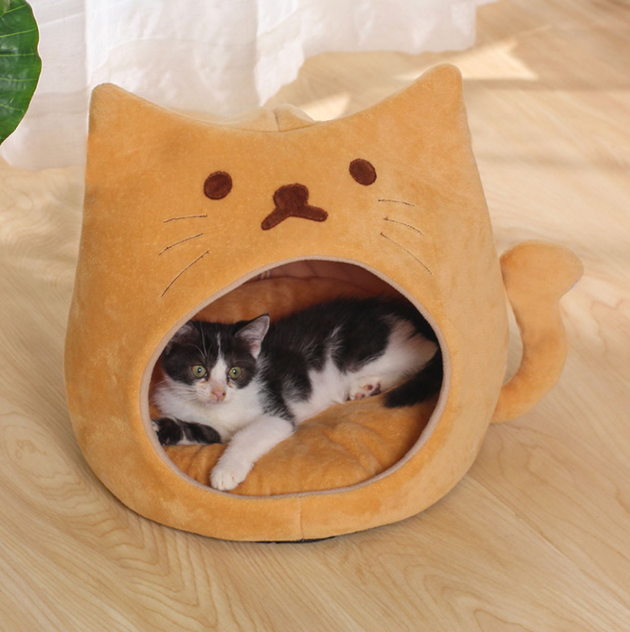 Warm Cozy Cat Bed - Image 3