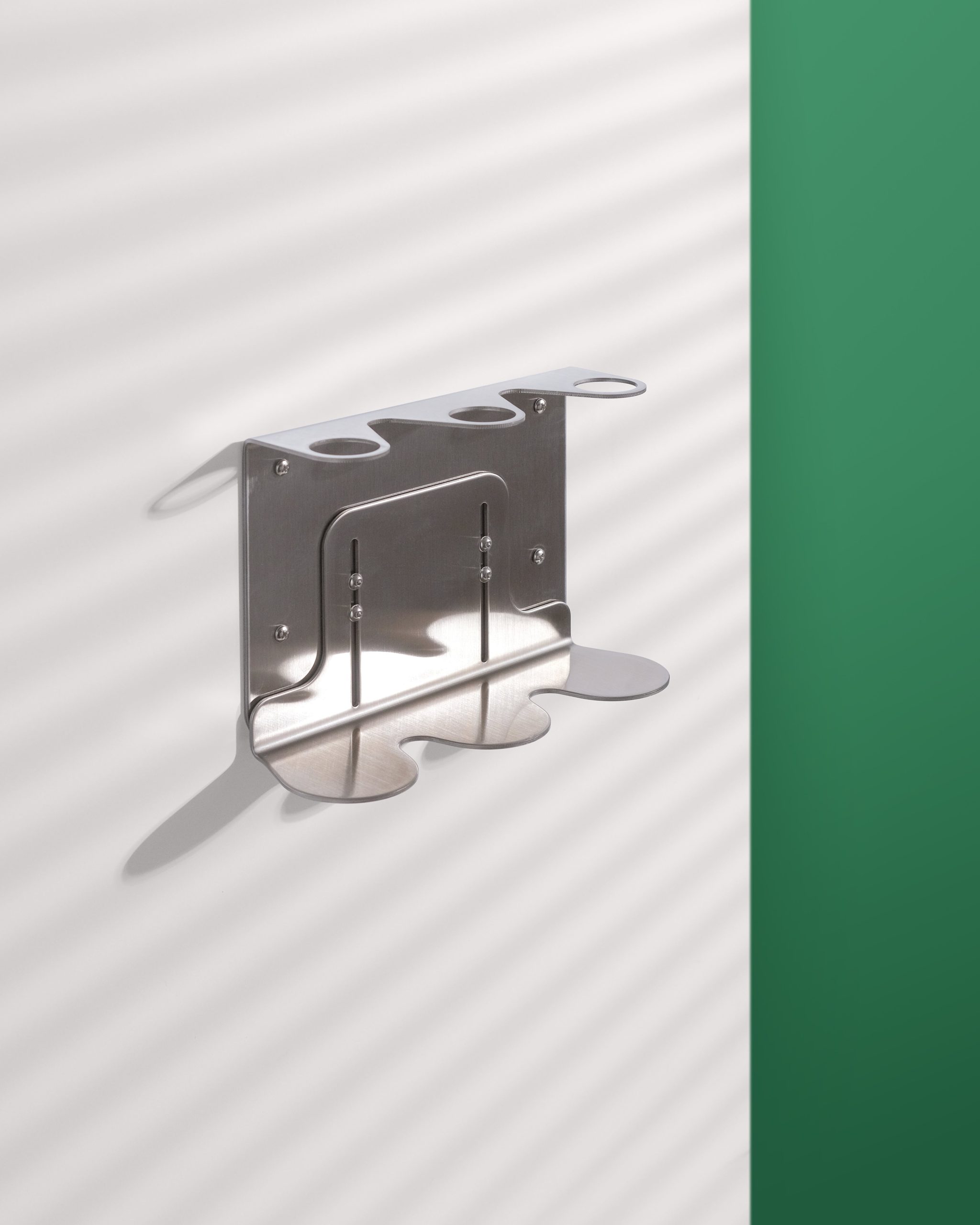Nickel Triple Bottle Holder - Image 3